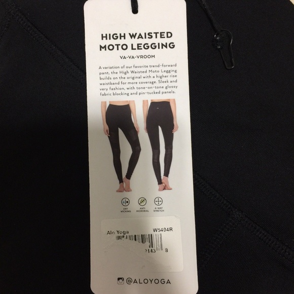 Alo Yoga High Waisted Moto Leggings New with tags - Picture 6 of 8